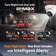 CP PLUS 8MP Dual Light ,Support Built-in Mic, STQC - CP-UNC-DA81L3C-LQ